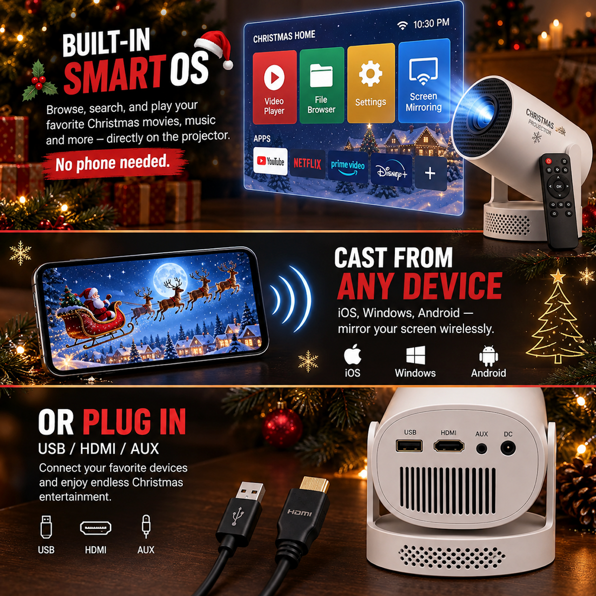The Holiday Projector